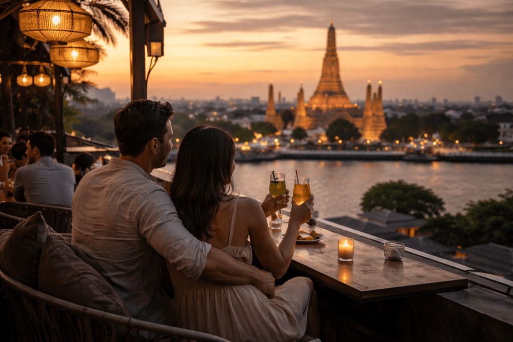 Bangkok Rooftop Bars for Special Occasion Photos and Date Nights from Khao San Road