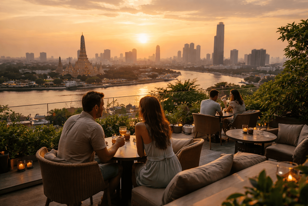Bangkok Rooftop Bars for Sunset Cocktails Without the Party Scene Worth the Trip from Khao San Road