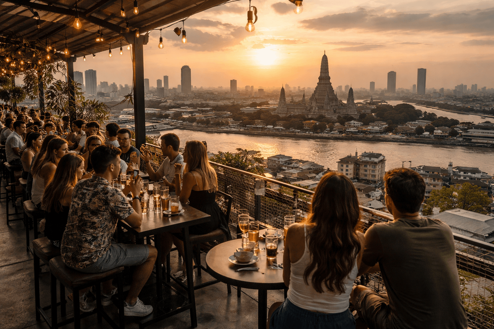Bangkok Rooftop Bars for Sunset Drinks and Photo Ops Worth the Trip from Khao San Road