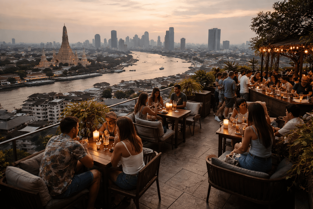 Bangkok Rooftop Bars for Visiting Before a Flight Worth the Trip from Khao San Road