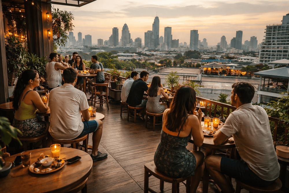 Bangkok Rooftop Bars from Khao San Road with the Best Dressy-but-Not-Fancy Vibe