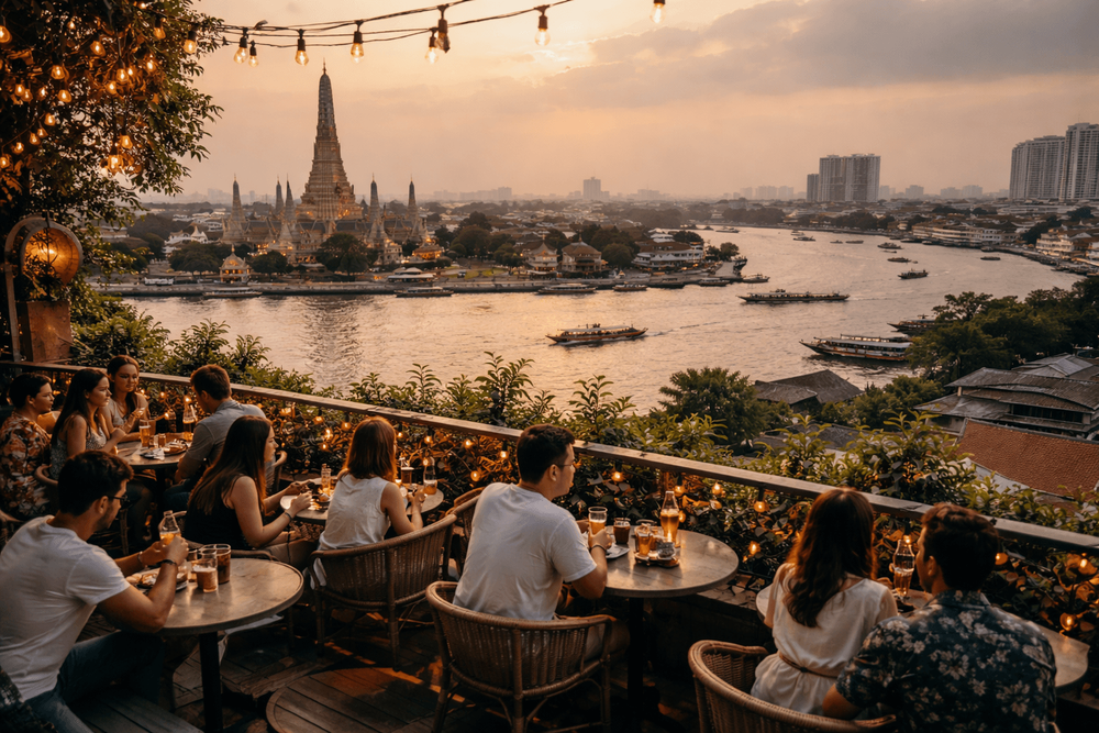 Bangkok Rooftop Bars from Khao San Road with the Best River Views
