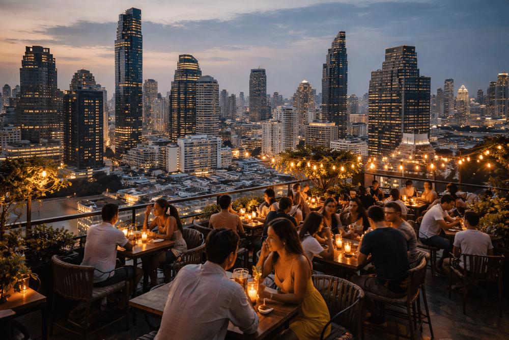 Bangkok Rooftop Bars in Silom Worth a Khao San Road Detour for Craft Cocktails and City Lights