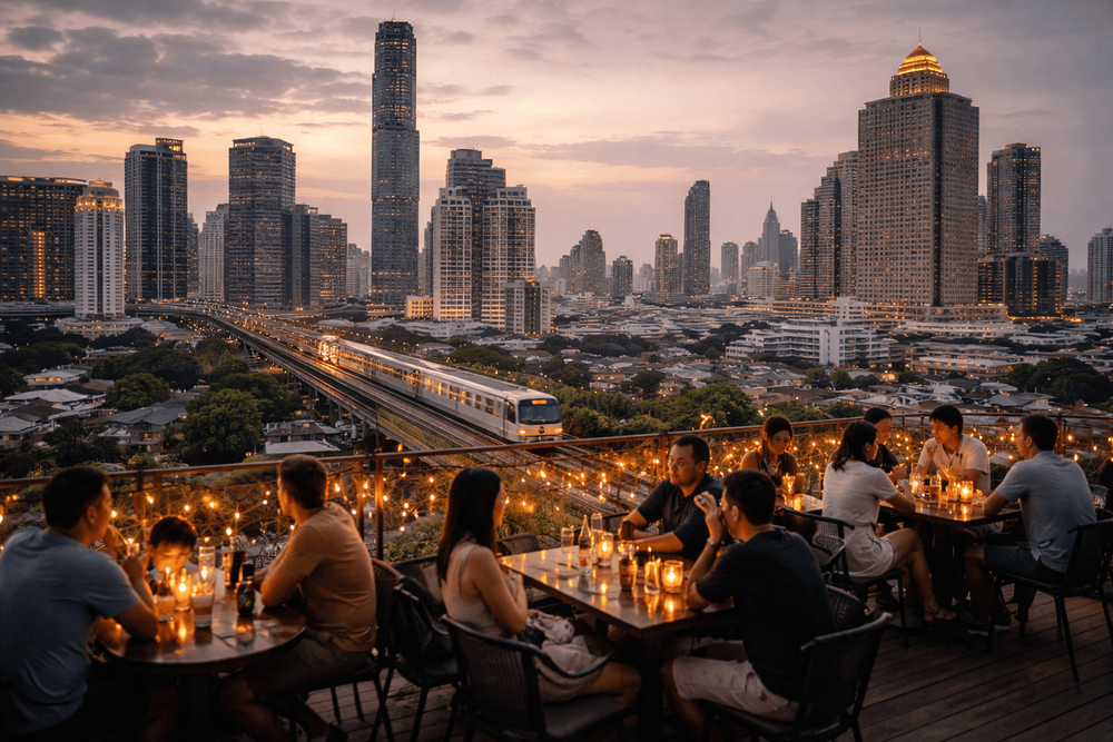 Bangkok Rooftop Bars Near BTS for an Easy Trip from Khao San Road
