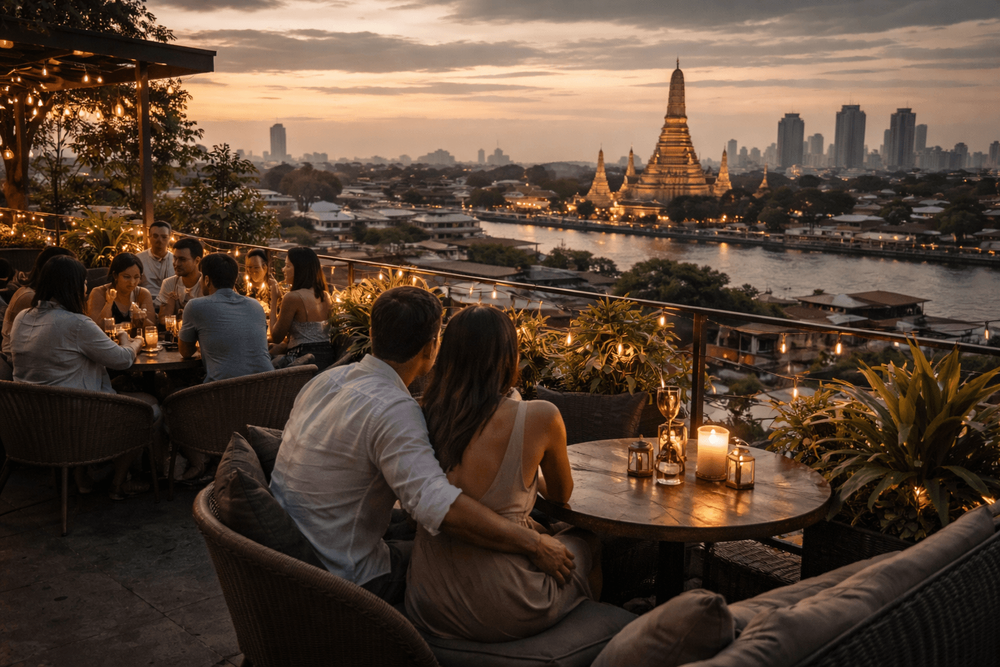 Bangkok Rooftop Bars Near Khao San Road for a Special Occasion: Anniversary, Proposal, and Group Night Picks