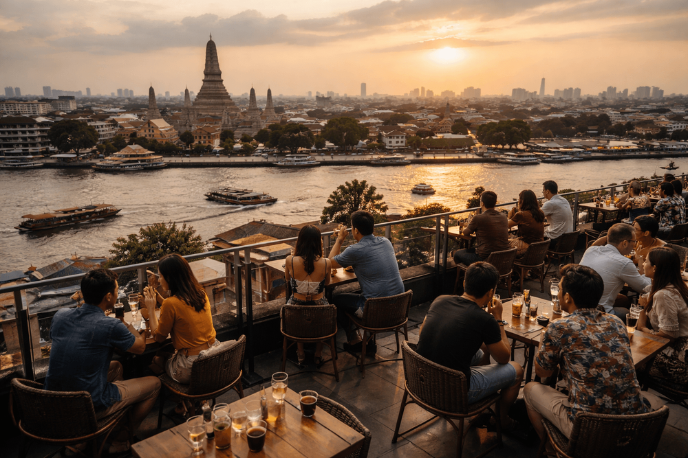 Bangkok Rooftop Bars Near Khao San Road That Are Easy to Reach by Taxi or Boat