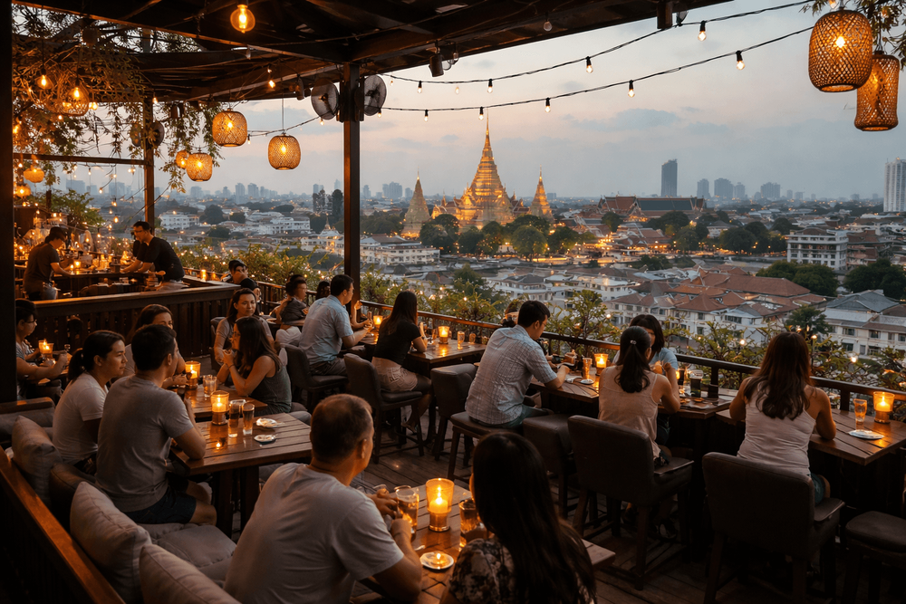 Bangkok Rooftop Bars Near Khao San Road That Work Well for a Quick One-Stop Night Out