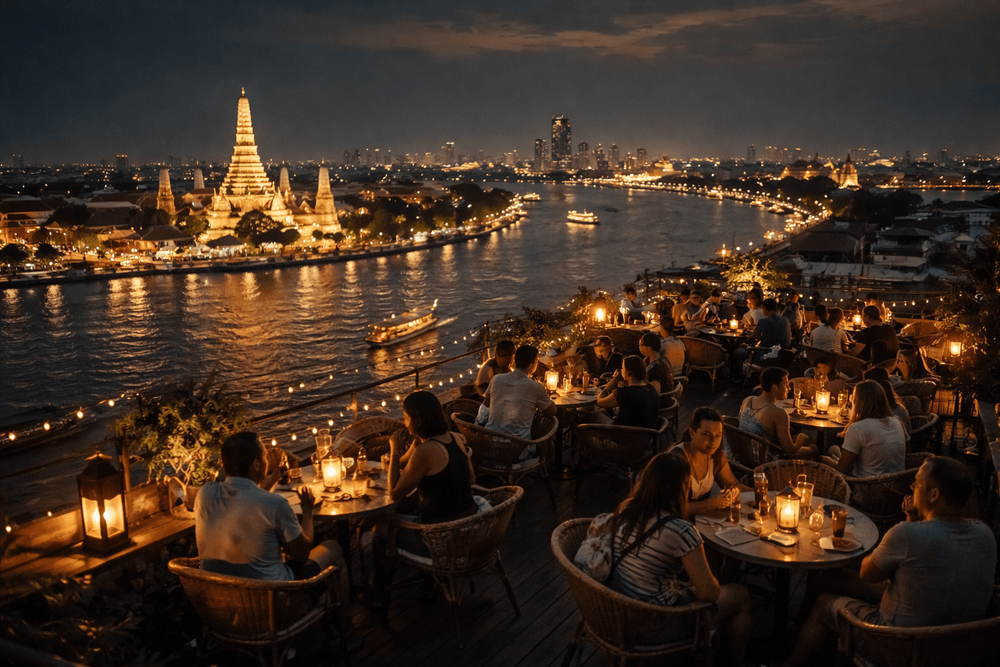 Bangkok Rooftop Bars Near Khao San Road with the Best River Views After Dark
