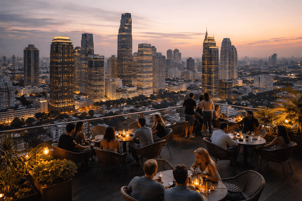 Bangkok Rooftop Bars Near Silom and Sathorn Worth the Ride from Khao San Road