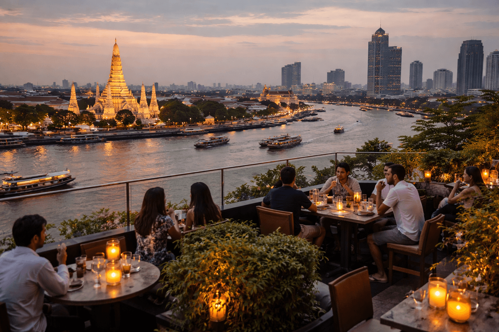 Bangkok Rooftop Bars on the Chao Phraya River Worth the Taxi from Khao San Road