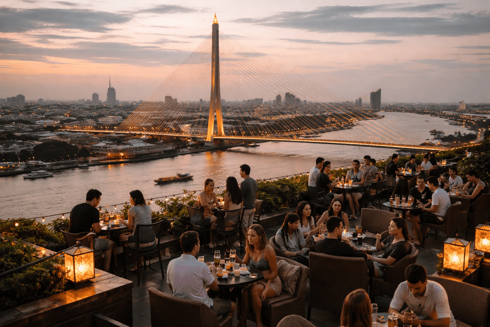 Bangkok Rooftop Bars on the Rama 8 and Dusit Side Worth the Trip from Khao San Road