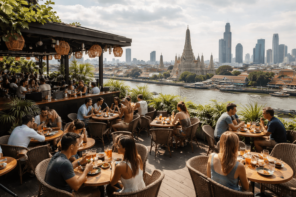 Bangkok Rooftop Bars Open for Lunch and Early Afternoon Drinks Worth the Trip from Khao San Road