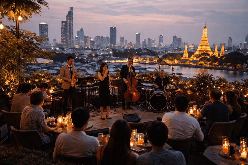 Bangkok Rooftop Bars with a Live Band or Jazz Set Worth the Trip from Khao San Road