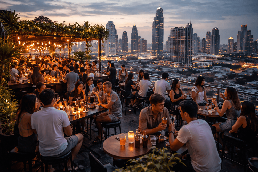 Bangkok Rooftop Bars with a Party Atmosphere Worth the Trip from Khao San Road