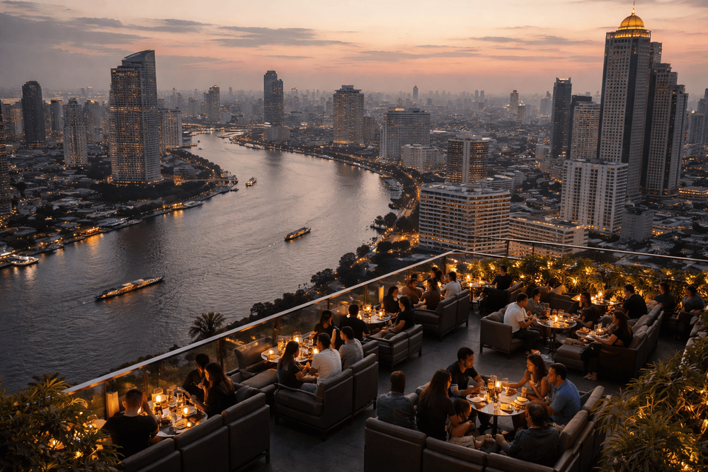 Bangkok Rooftop Bars with Best Views of the Chao Phraya Curve Worth the Trip from Khao San Road