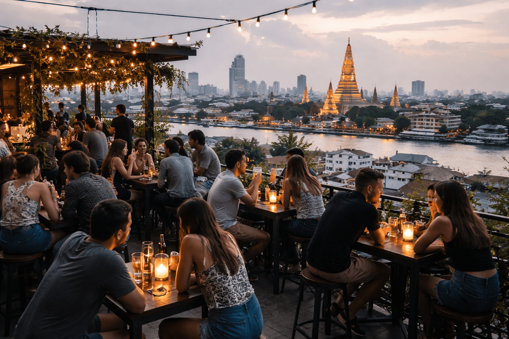 Bangkok Rooftop Bars with Budget-Friendly Drinks You Can Still Fit Into a Khao San Road Night Out