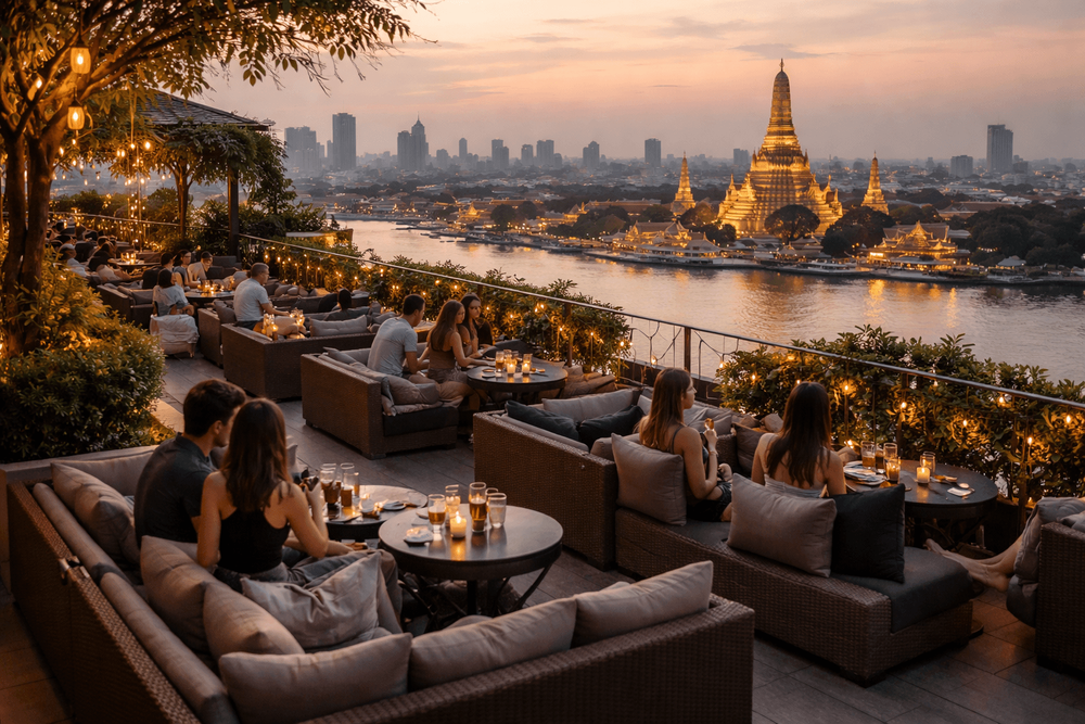 Bangkok Rooftop Bars with Chill Lounge Seating Worth the Trip from Khao San Road