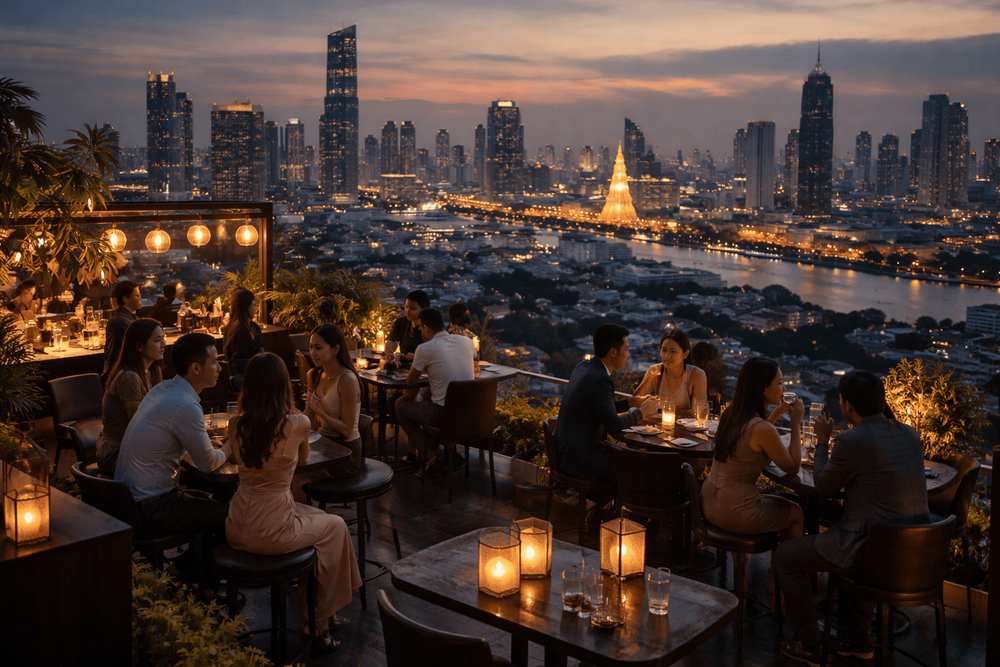 Bangkok Rooftop Bars with Dressy Atmosphere and City Skylines Worth the Trip from Khao San Road