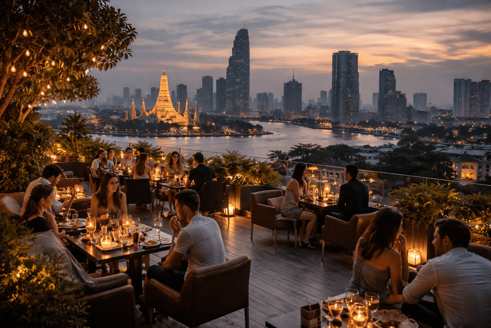 Bangkok Rooftop Bars with Dressy Evening Ambience Worth the Trip from Khao San Road