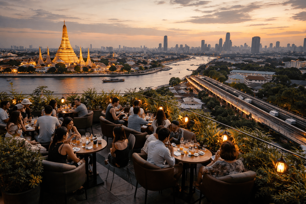 Bangkok Rooftop Bars with Easy BTS and Taxi Access from Khao San Road