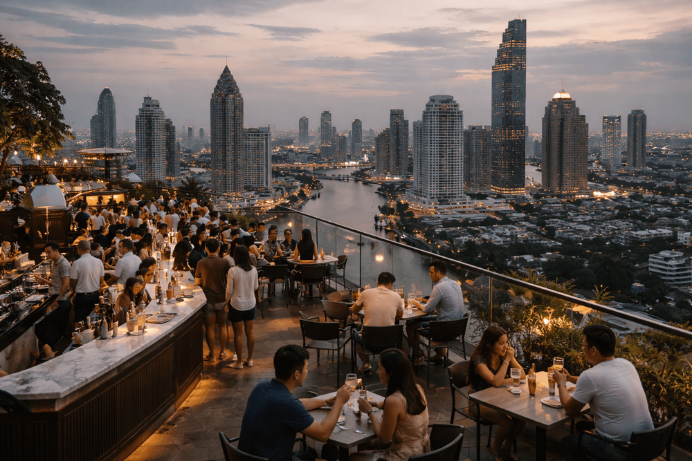 Bangkok Rooftop Bars with Easy Elevator Access Worth the Trip from Khao San Road
