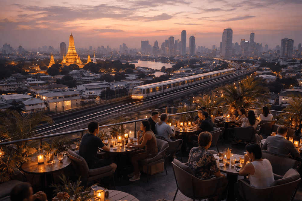 Bangkok Rooftop Bars with Easy Public Transport Access from Khao San Road