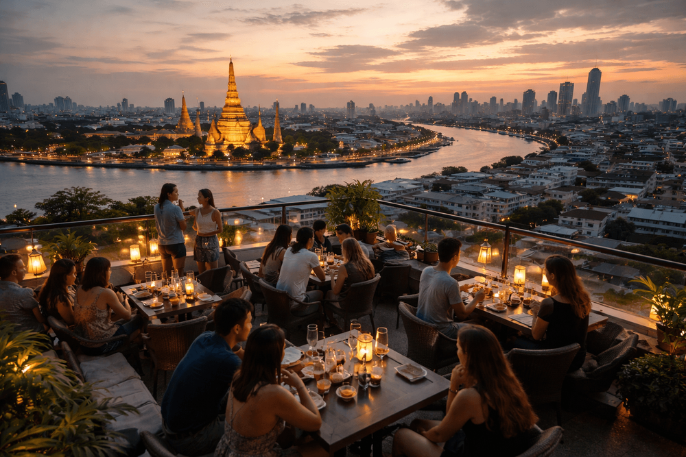 Bangkok Rooftop Bars with Easy Reservations and Walk-In Chances from Khao San Road