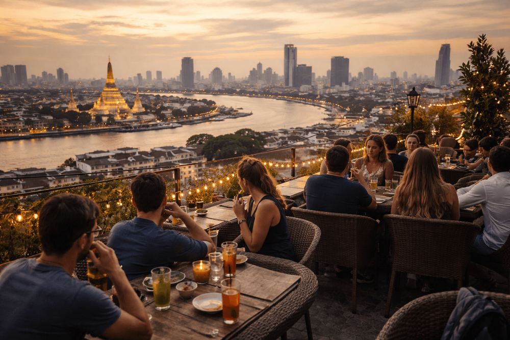 Bangkok Rooftop Bars with Good Drinks Under 500 Baht Worth the Trip from Khao San Road