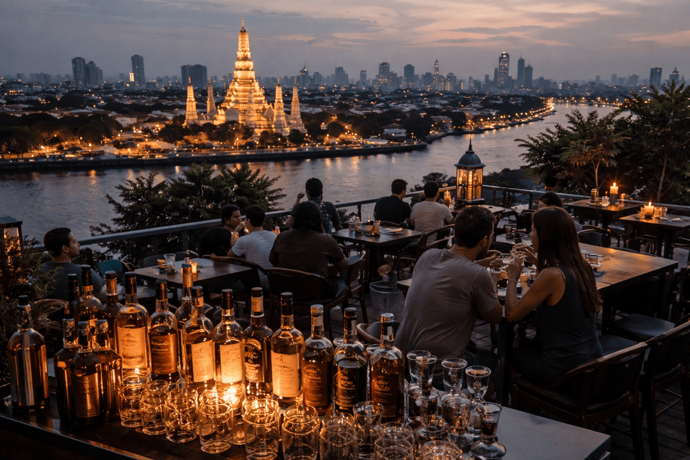 Bangkok Rooftop Bars with Good Whiskey and Spirit Lists Worth Leaving Khao San Road For