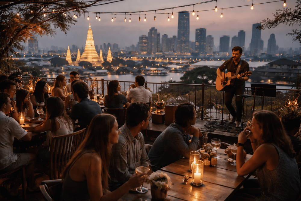 Bangkok Rooftop Bars with Live Acoustic Music Worth the Trip from Khao San Road