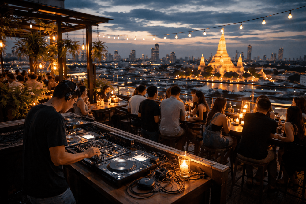 Bangkok Rooftop Bars with Live DJ Nights Worth Planning Ahead From Khao San Road