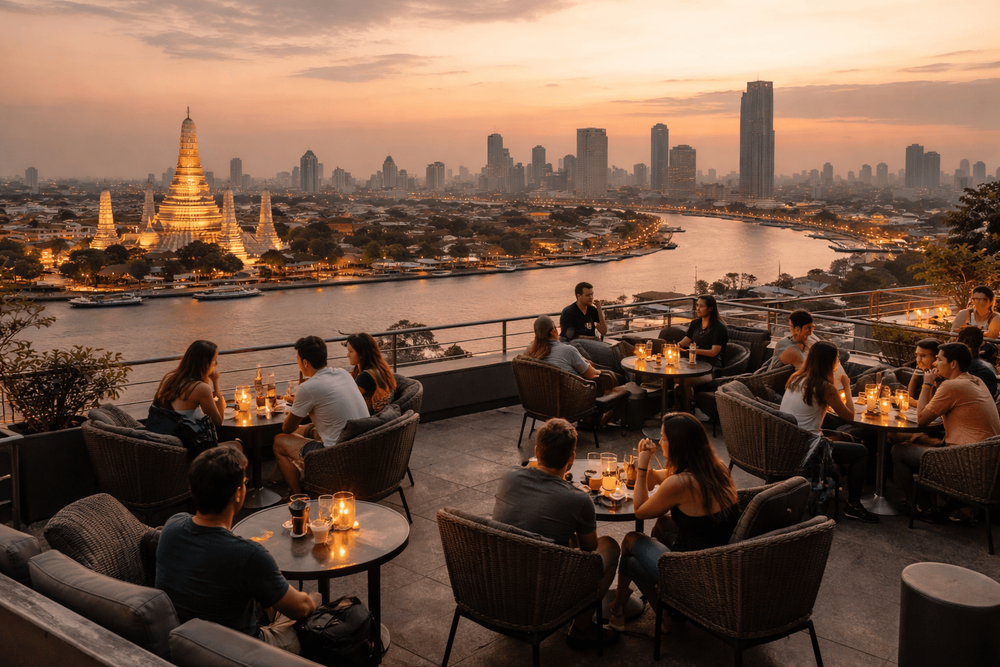 Bangkok Rooftop Bars with No Minimum Spend Worth the Ride from Khao San Road