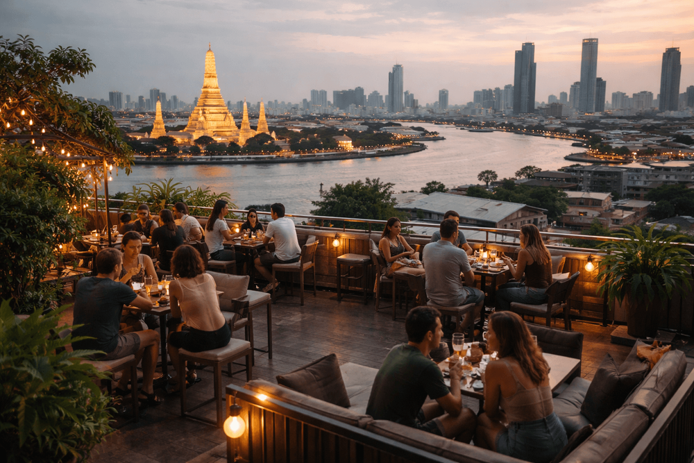 Bangkok Rooftop Bars with Open-Air Terraces and Fresh Air Worth the Trip from Khao San Road