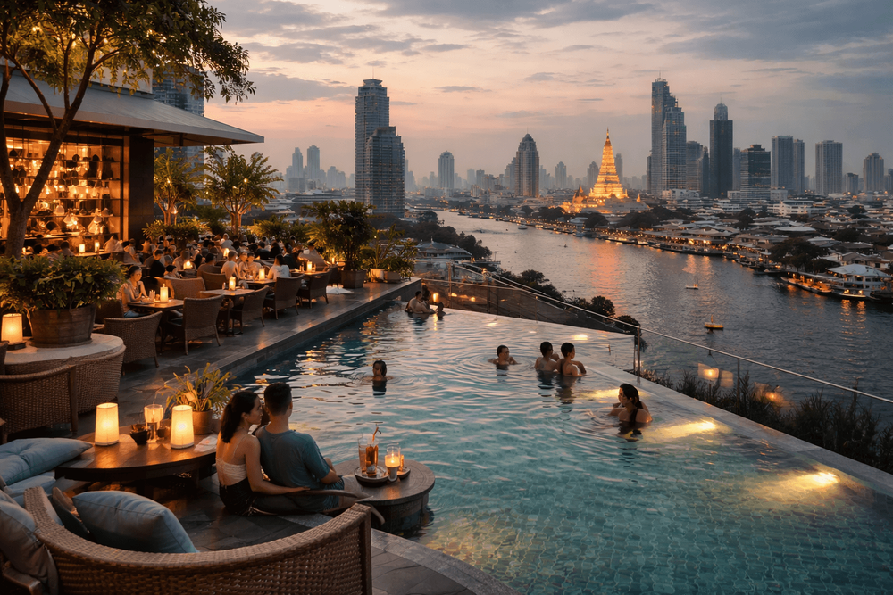 Bangkok Rooftop Bars with Pool Access or Hotel Lounge Vibes Worth the Trip from Khao San Road