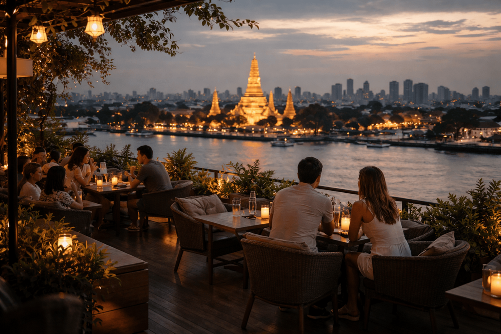 Bangkok Rooftop Bars with Quiet Early-Evening Seating Worth the Trip from Khao San Road