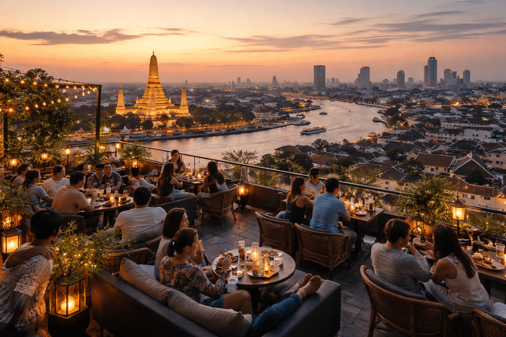 Bangkok Rooftop Bars with Reservations You Can Actually Book from Khao San Road