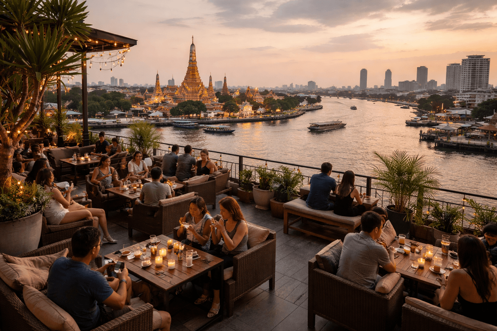 Bangkok Rooftop Bars with River Breeze and Open-Air Terraces Worth the Trip from Khao San Road