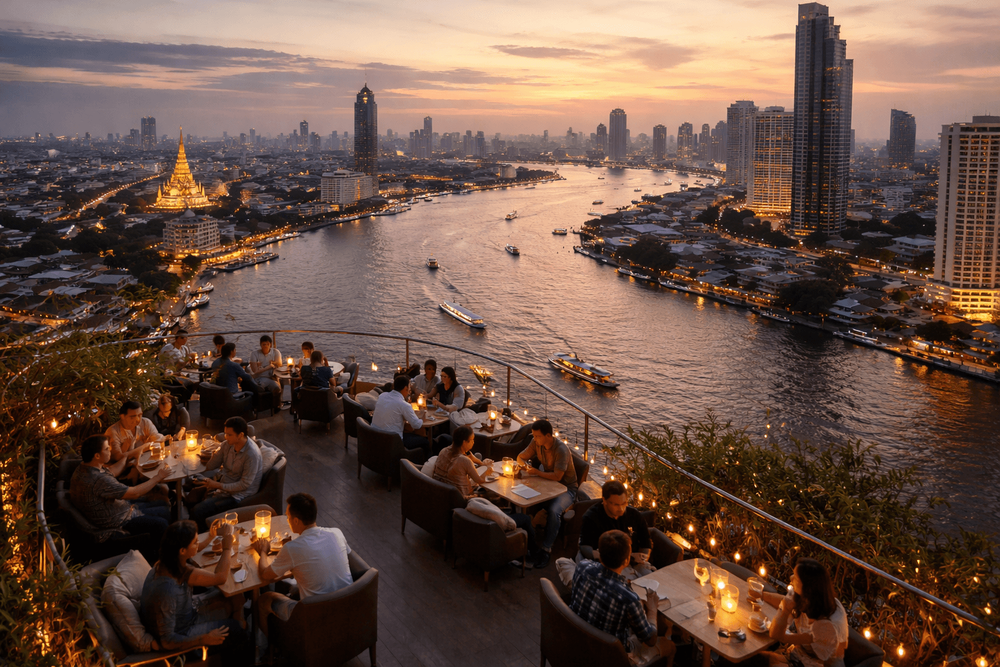 Bangkok Rooftop Bars with Riverbend Views Worth the Trip from Khao San Road