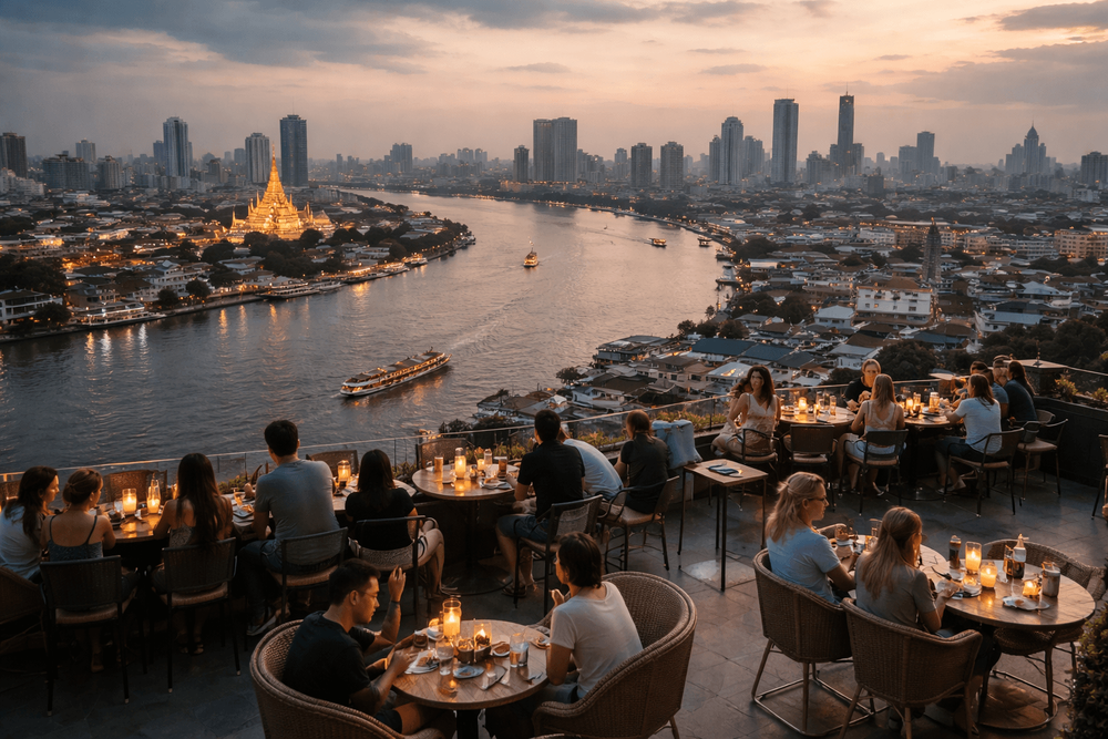 Bangkok Rooftop Bars with Riverbend Views Worth the Trip from Khao San Road