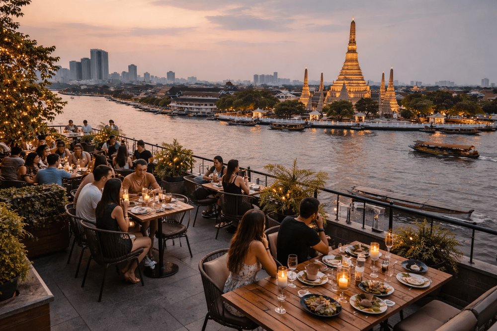 Bangkok Rooftop Bars with Riverfront Dining Rooms Worth the Trip from Khao San Road