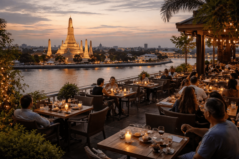 Bangkok Rooftop Bars with Riverfront Dining Sets Worth the Trip from Khao San Road