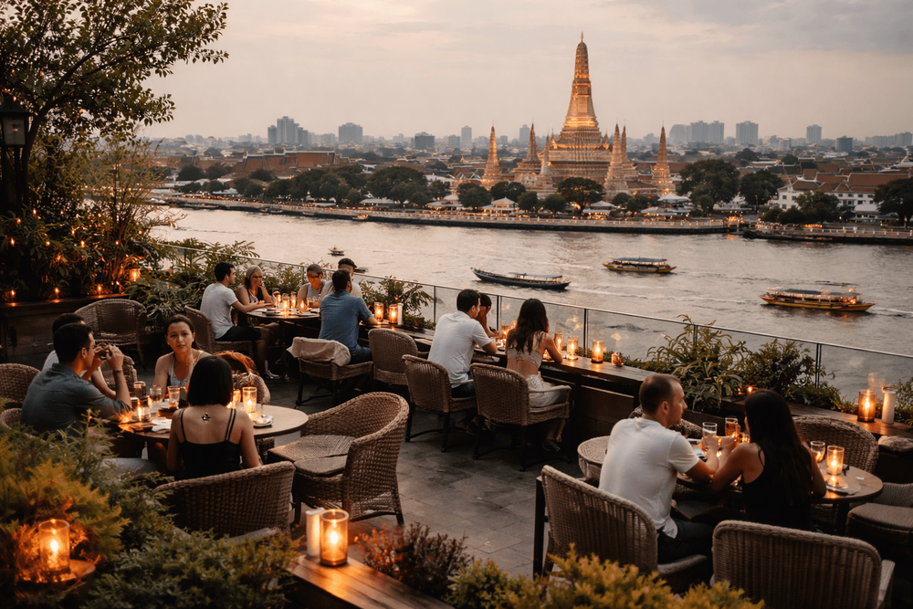 Bangkok Rooftop Bars with Riverside Walkable Stops Worth the Trip from Khao San Road