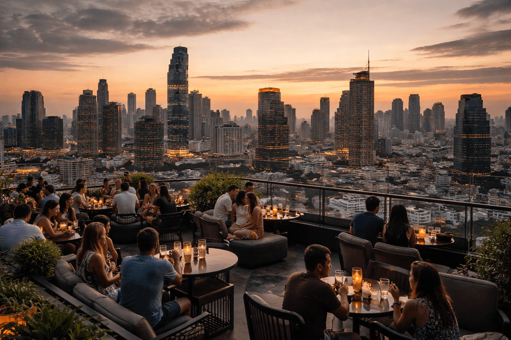 Bangkok Rooftop Bars with Skyline Views of Central Bangkok Worth the Trip from Khao San Road