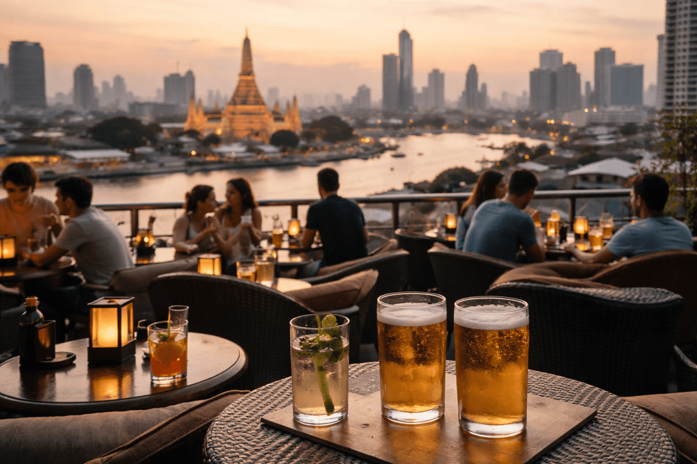 Bangkok Rooftop Bars with Strong Beer and Easy-Order Drinks Worth the Trip from Khao San Road
