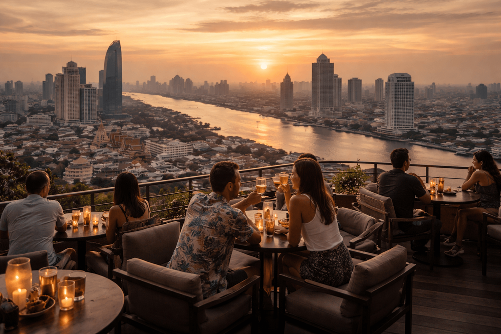 Bangkok Rooftop Bars with Sunset Cocktails Worth the Trip from Khao San Road