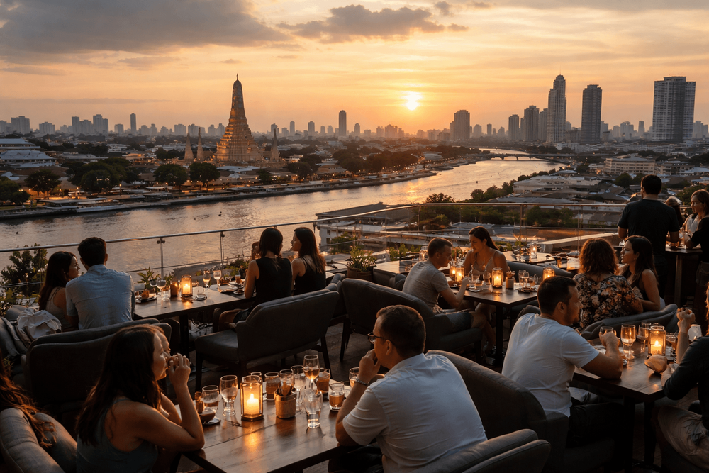 Bangkok Rooftop Bars with Sunset Promos and Early Evening Deals Worth the Trip from Khao San Road
