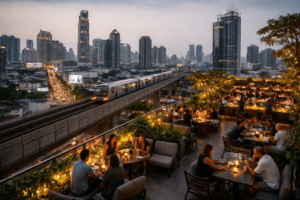 Bangkok Rooftop Bars with the Best BTS or MRT Access from Khao San Road