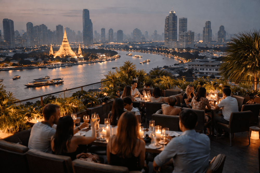 Bangkok Rooftop Bars with the Best Cocktails and Wine Lists Worth Leaving Khao San Road For