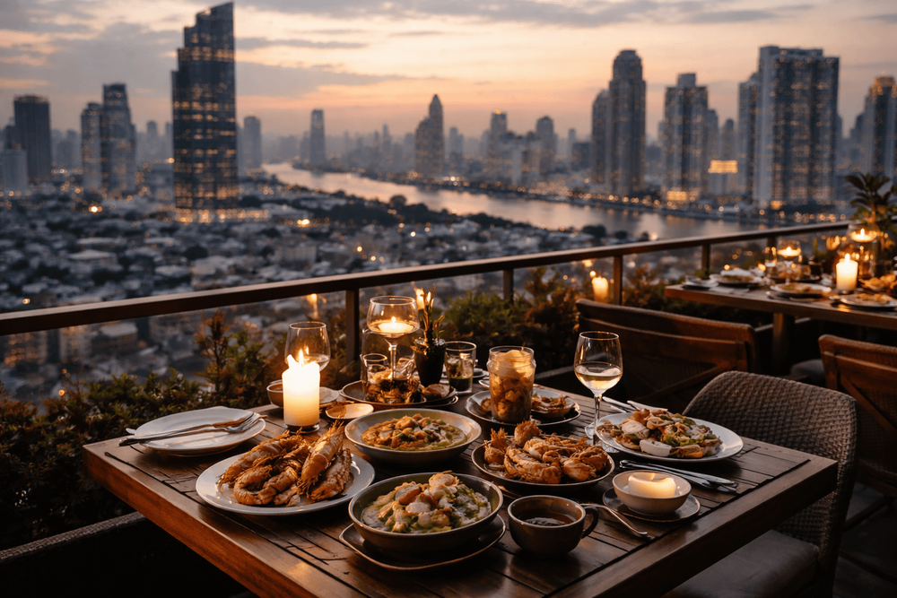 Bangkok Rooftop Bars with the Best Dinner Sets Worth the Trip from Khao San Road