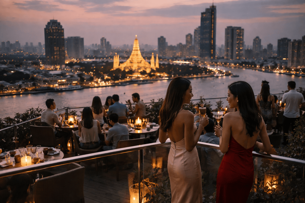 Bangkok Rooftop Bars with the Best Dress-Up Night Out Worth Leaving Khao San Road For